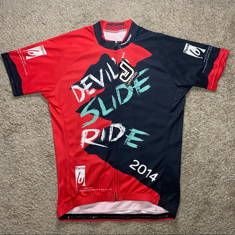 Jakroo Cycling Jersey Size Large Devils Slide Ride